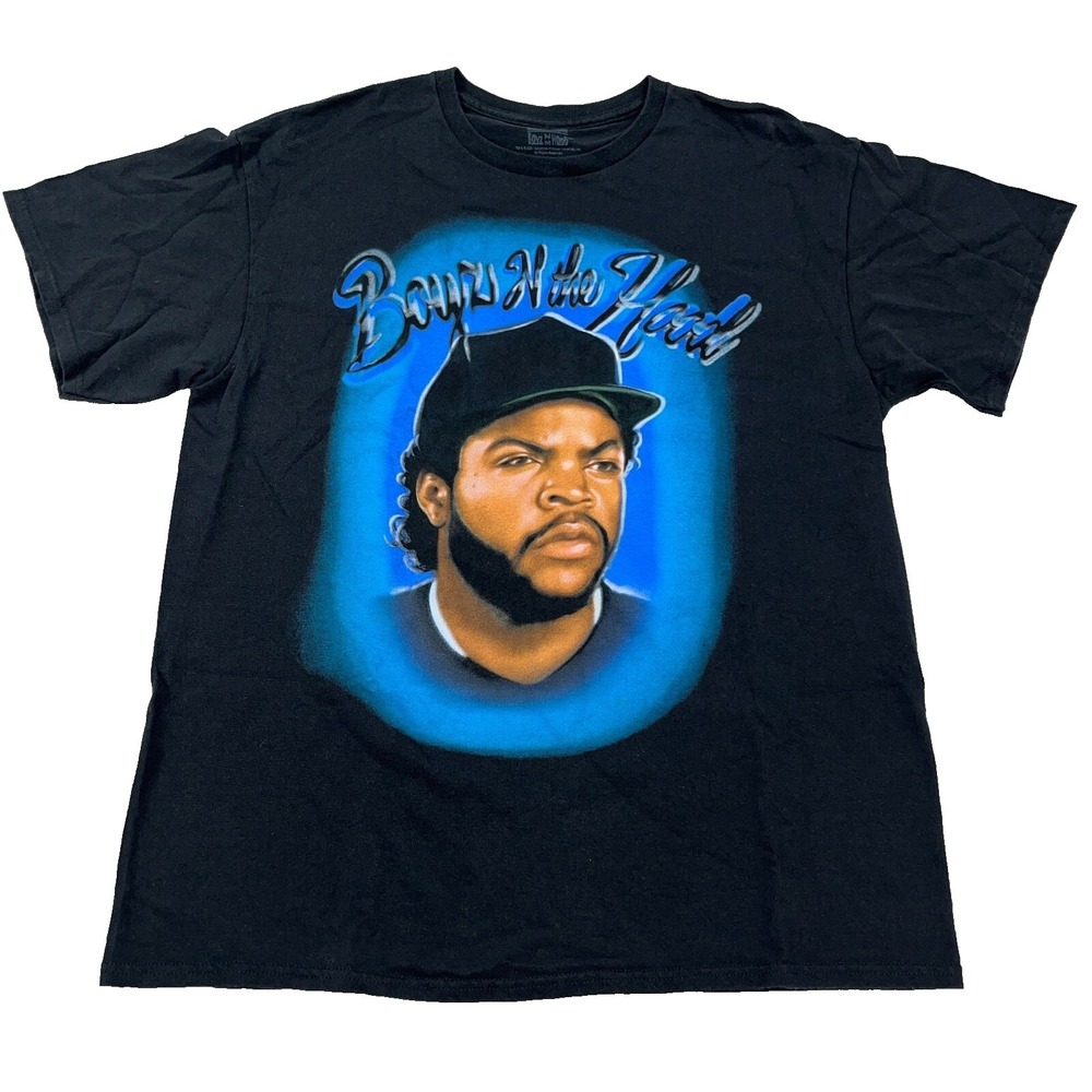 Boys In The Hood Shirt Men Large Black Ice‎ Cube Rap Tee Hip Hop Retro 90s Adult